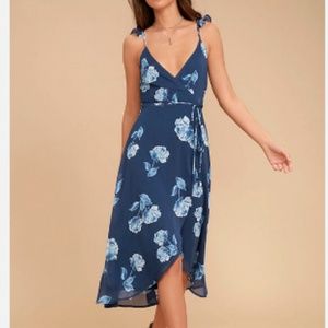 Lulu's Party Midi Dress, Size S